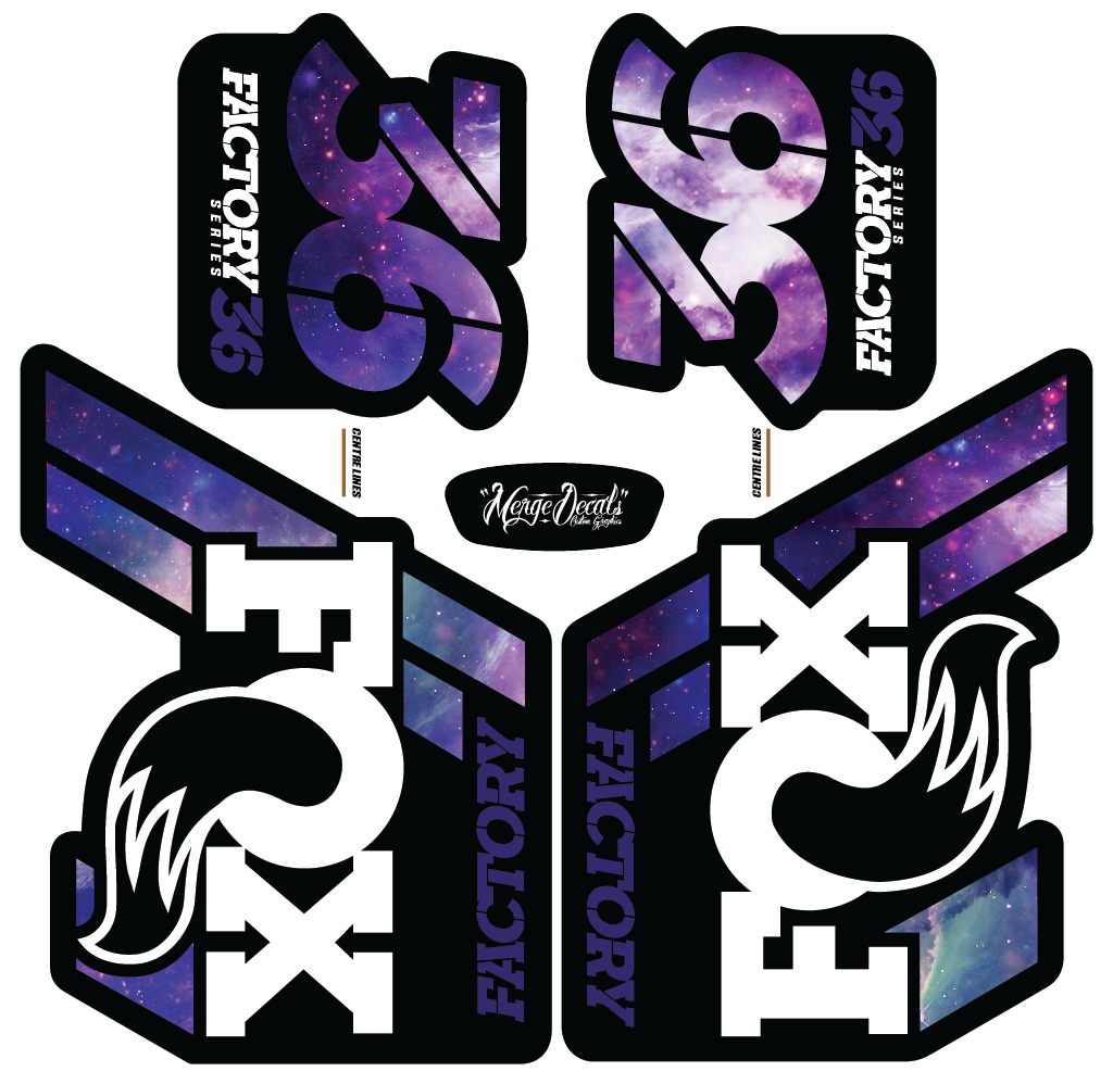 Fox Mtb Fork Decals FOX FORK 18-20 NEBULA – Merge Decals