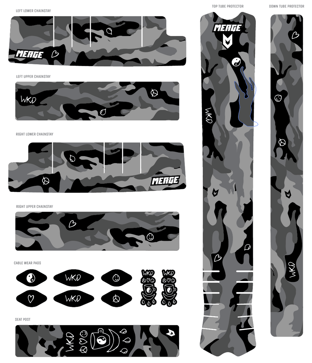 FRAME | WKD – Merge Decals