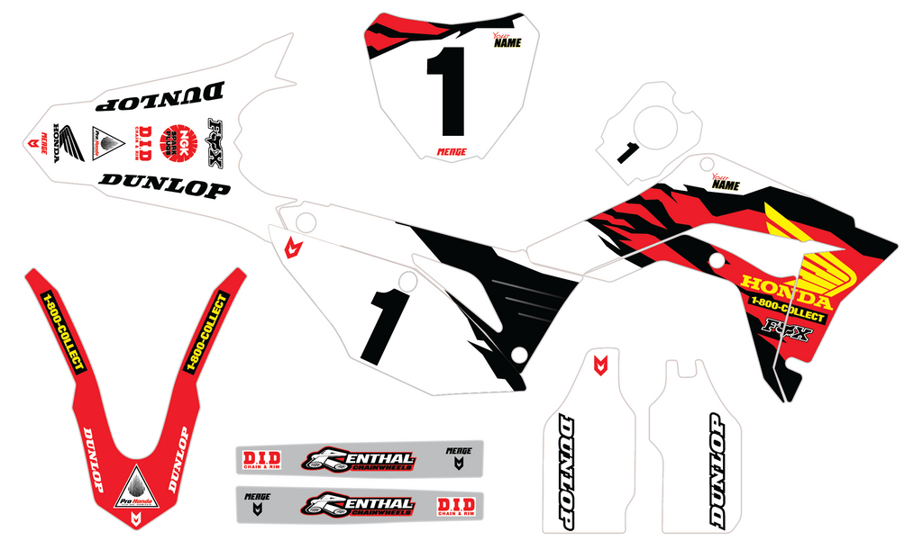 JMC | BW | HONDA Motocross Graphics – Merge Decals