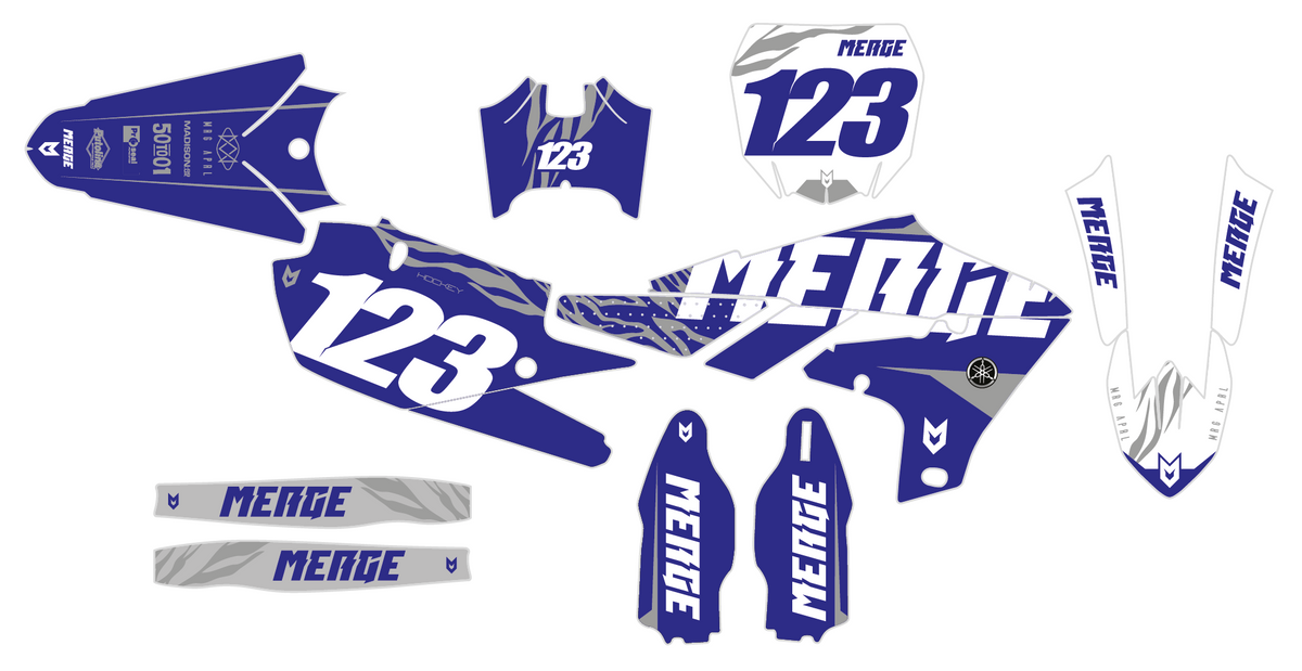 MERGE | 2019 TEAM - BLU - Yamaha Motocross Graphics – Merge Decals